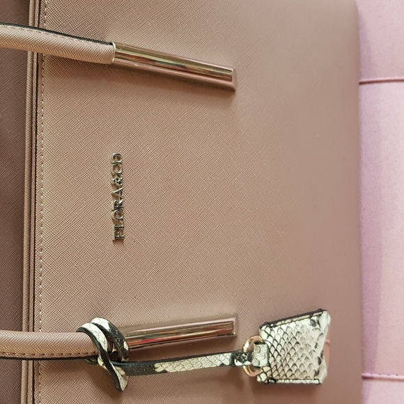 Paris Flora & Co Large Blush Pink Tote - Picture 3 of 15